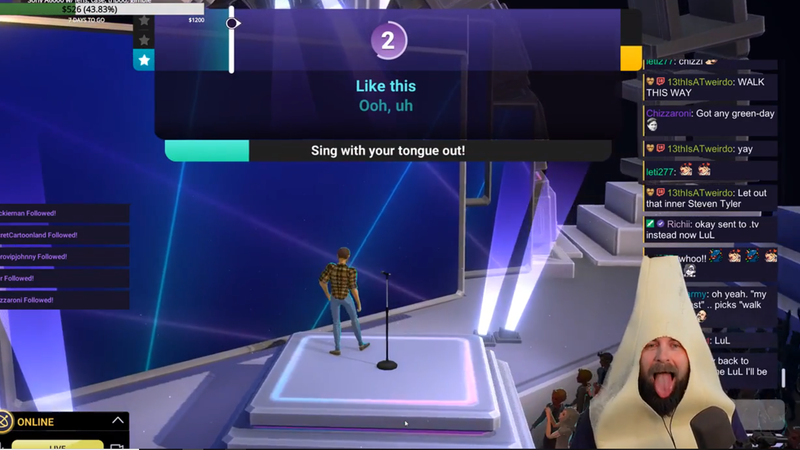 Illustration for the article titled Twitch launches a free karaoke game featuring over 1000 songs